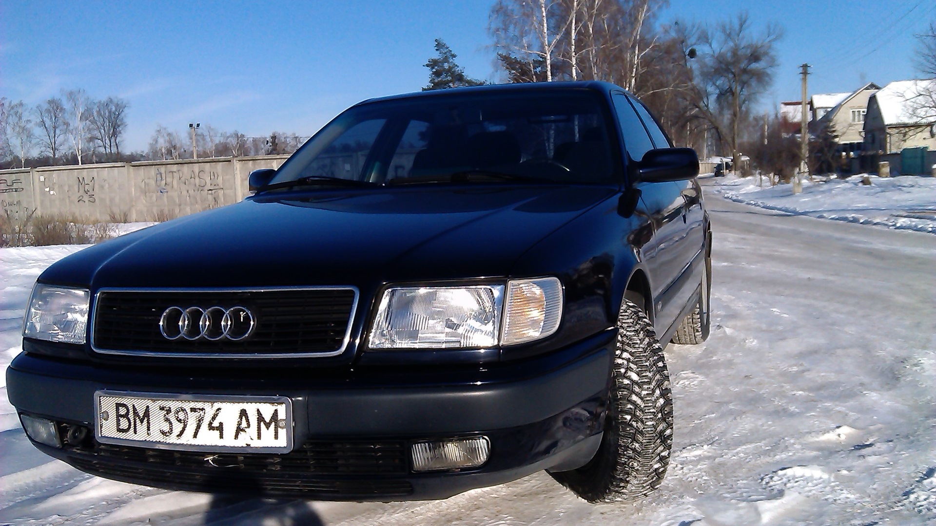 Audi 100 (C4) 2.6 бензиновый 1993 | Темно-синий ксералик на DRIVE2