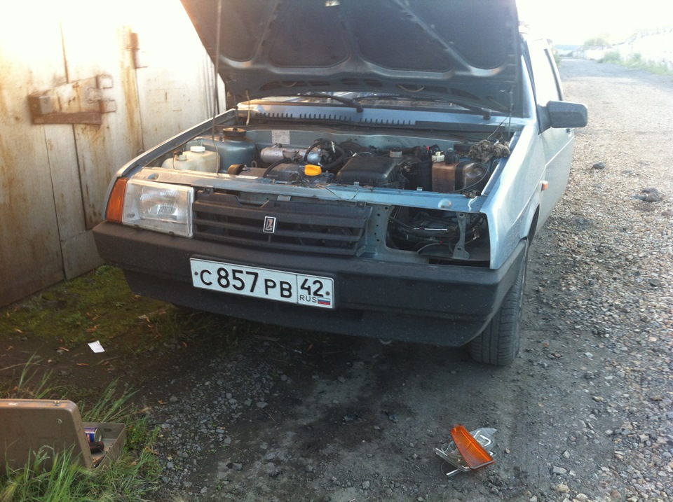 Новое стекло на фаре и новый отражающий поворотник)_ — Lada Baltic, 1,6 ...