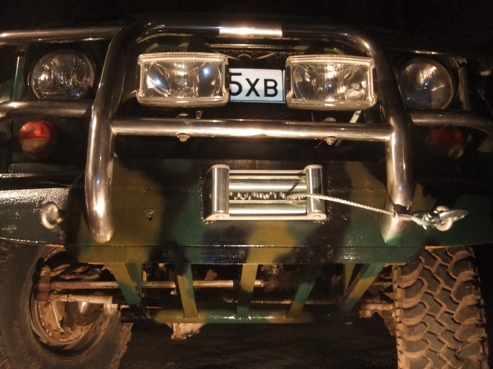 Установка лебёдки и защиты тяг — УАЗ 31519, 2,4 л., 1998 года | своими ...