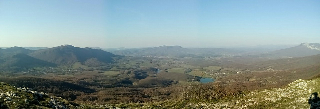 Байдарская долина крым карта