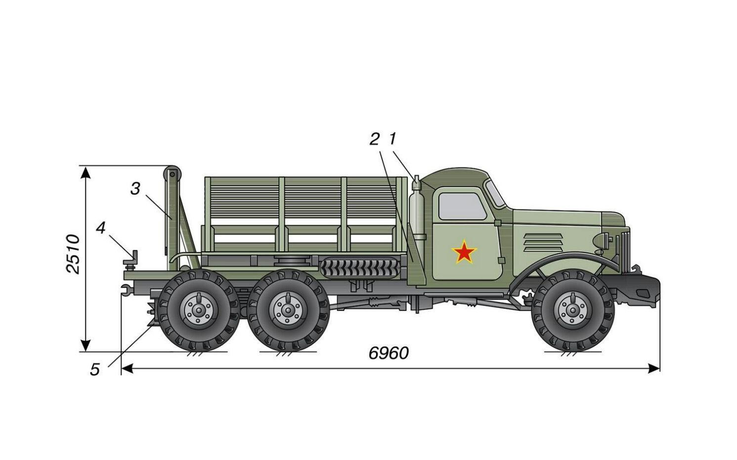 Зис 151 чертежи