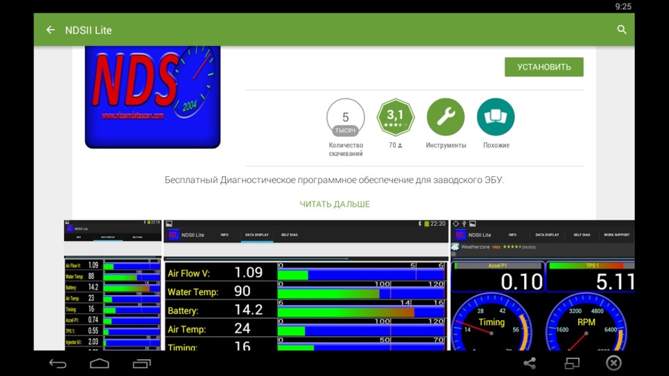 Ndsii lite диагностика ниссан