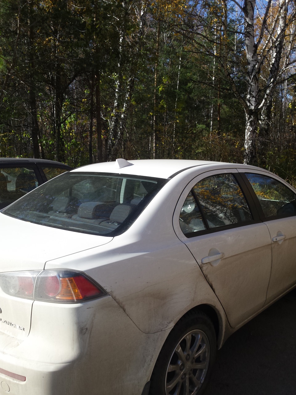 Плавник вместо антенны — Mitsubishi Lancer X, 1,6 л, 2014 года | тюнинг ...