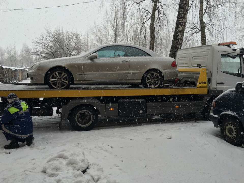 Замена вспомогательного ремня — Mercedes-Benz CLK (W209), 3,2 л, 2005 ...