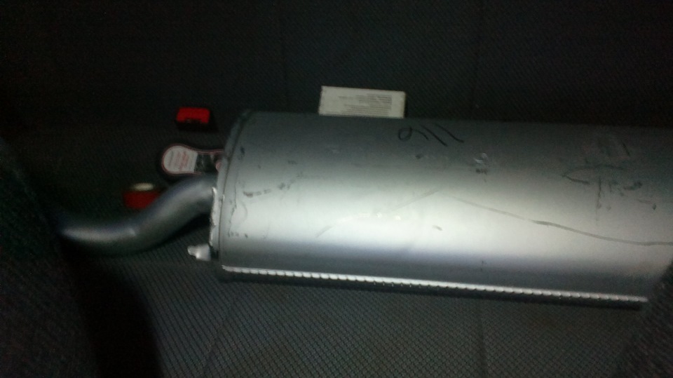 Замена глушителя, термостата, переход на антифриз — Lada 2114, 1,6 л ...