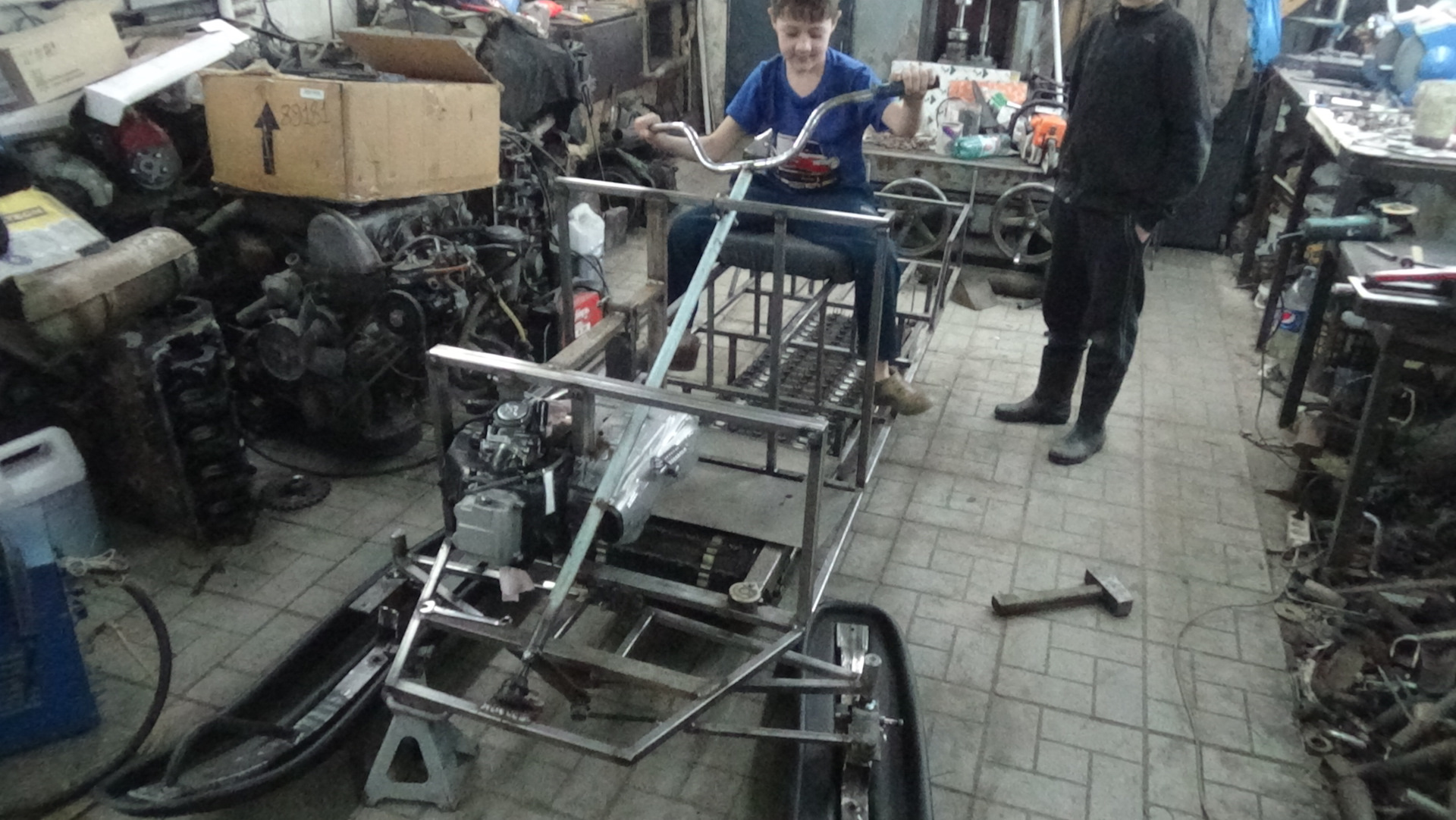 рулевая снегохода своими руками