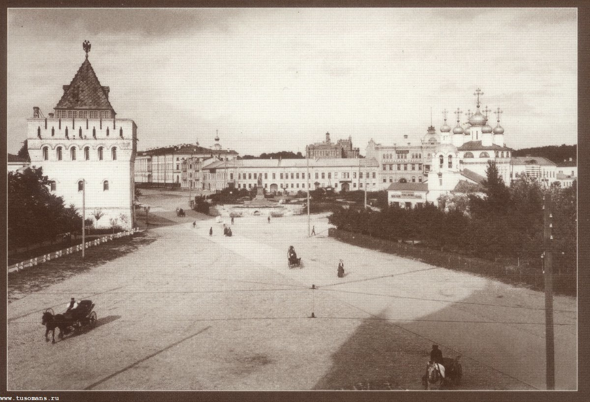 Благовещенская площадь Нижний Новгород 19 век