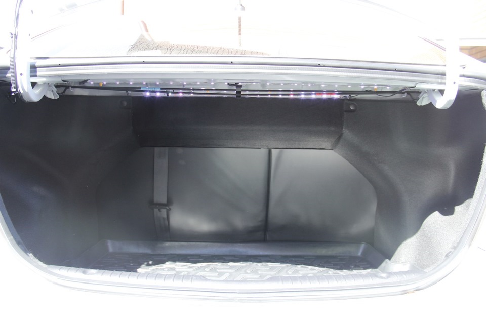 Доработка багажника карпетом — Hyundai Solaris, 1,6 л, 2014 года ...