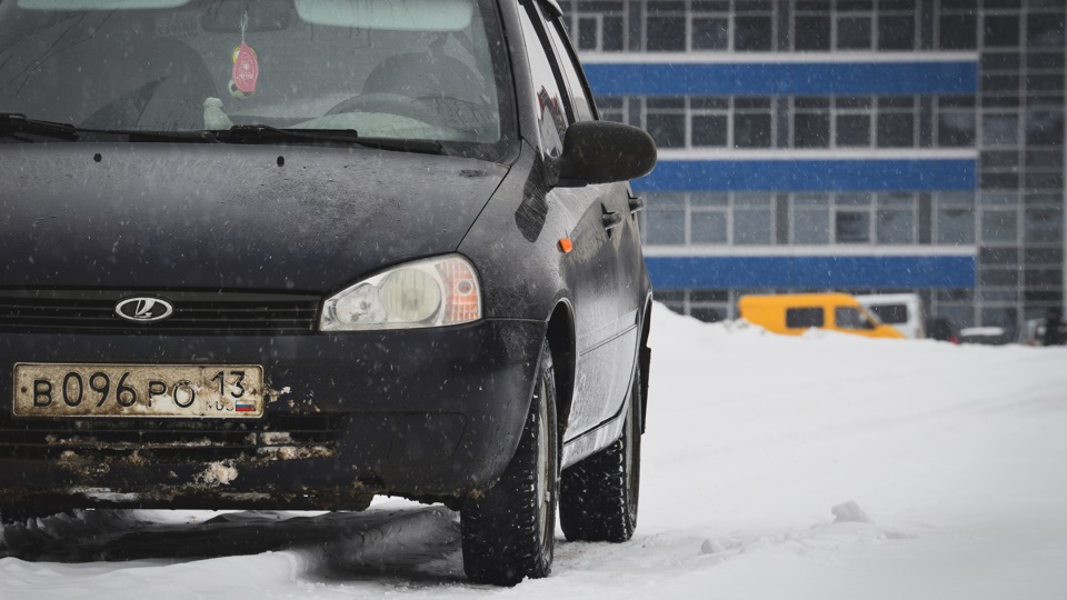 Постукивание в области левого переднего колеса — Lada Калина хэтчбек, 1 ...