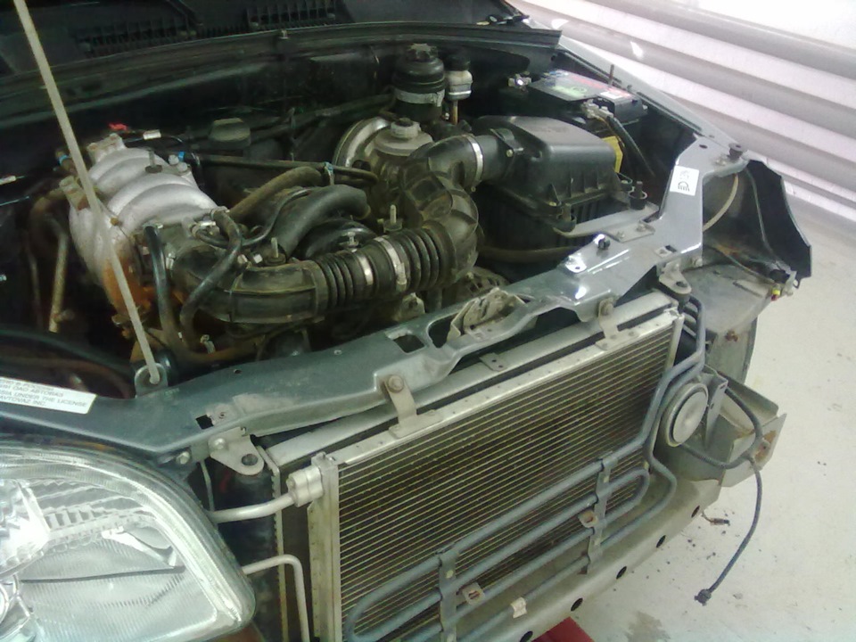 Замена ремней, термостата, помпы и выхлопной системы Шеви нива — DRIVE2