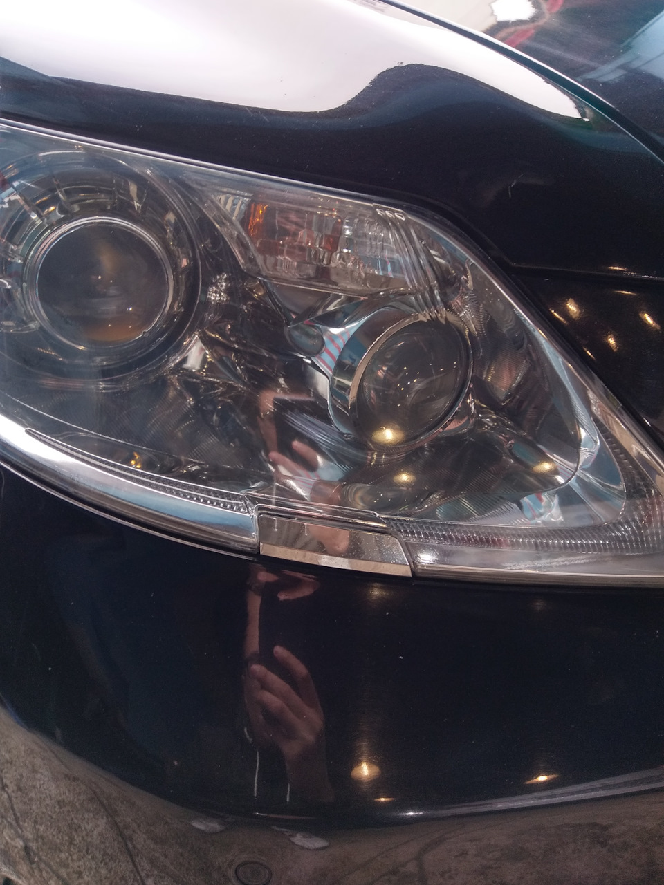 Полировка и бронирование фар — Lexus LS (USF40/41), 4,6 л, 2007 года ...
