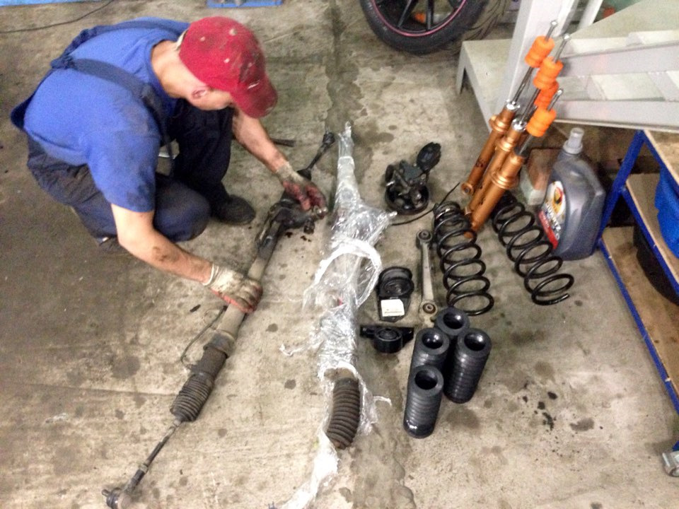 Ребрейдинг подвески + ТО — Mitsubishi Galant (8G), 2,5 л, 1998 года ...