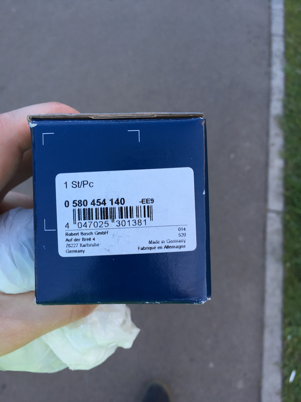 0580454140 ЭЛЕКТРИЧЕСКИЙ ТОПЛИВНЫЙ НАСОС BOSCH | Запчасти на DRIVE2