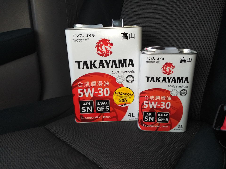 Моторное масло Takayama — подробный отзыв. — Subaru Forester (SG), 2 л ...