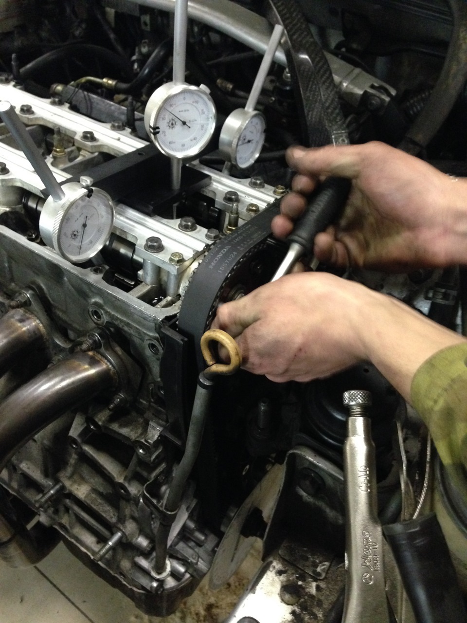 Замер зазоров P2V + регулировка фаз ГРМ #Часть 2 — Honda Prelude (BA8 ...