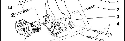 Схема приводного ремня фольксваген поло