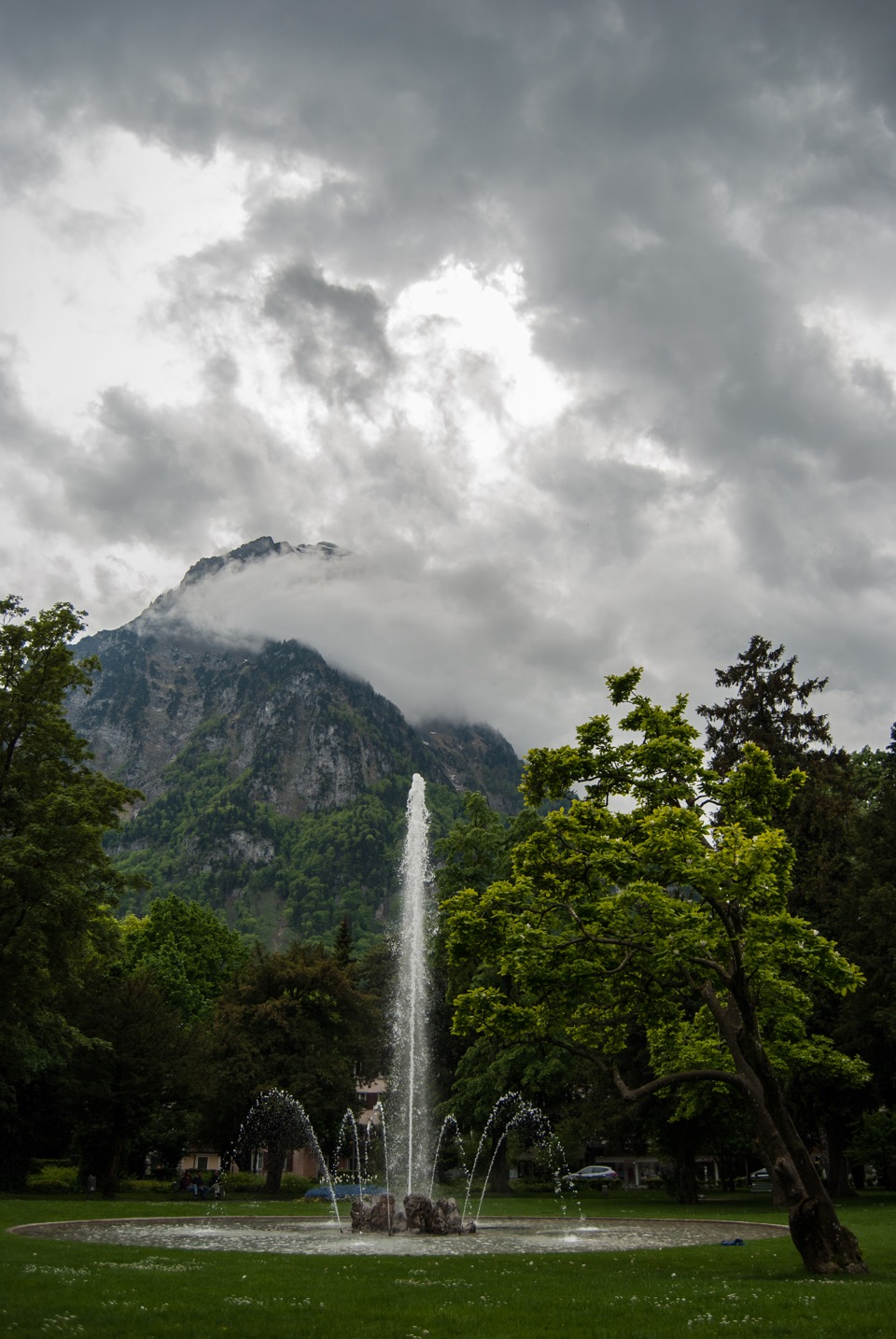 The first acquaintance with Switzerland Mountains