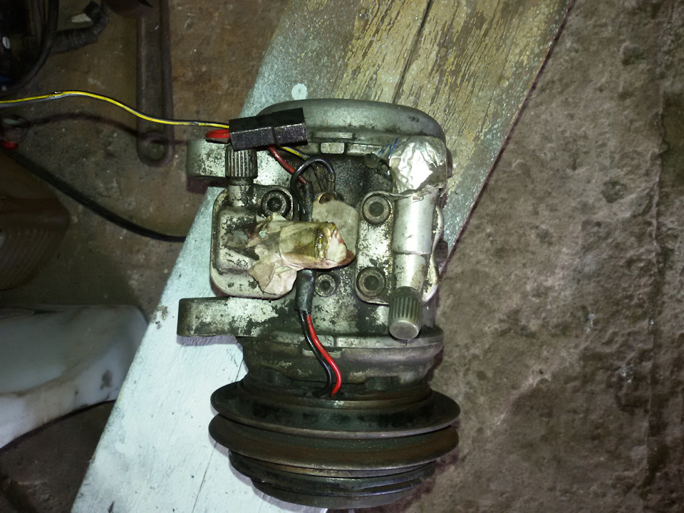 Ставим кондиционер. — Ford Transit (4G), 2,5 л, 1989 года | аксессуары ...