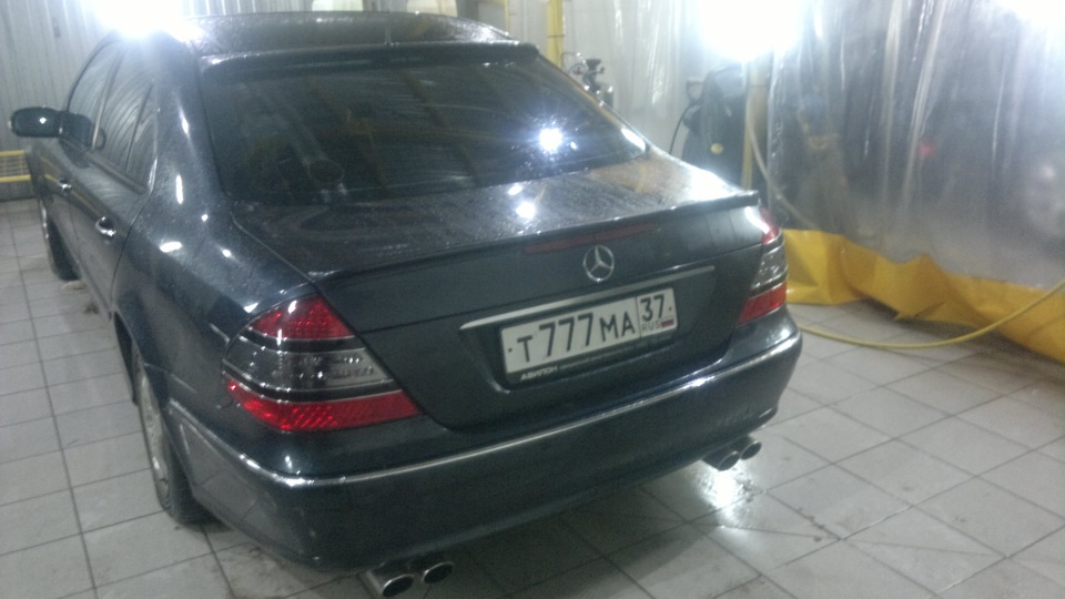 Задние фонари в стиле s-клас — Mercedes-Benz E-Class (W211), 3,2 л ...