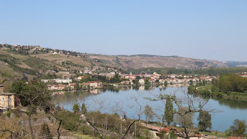 Рона и обступающие ее виноградники. Лепота! — Audi A4 (B9)