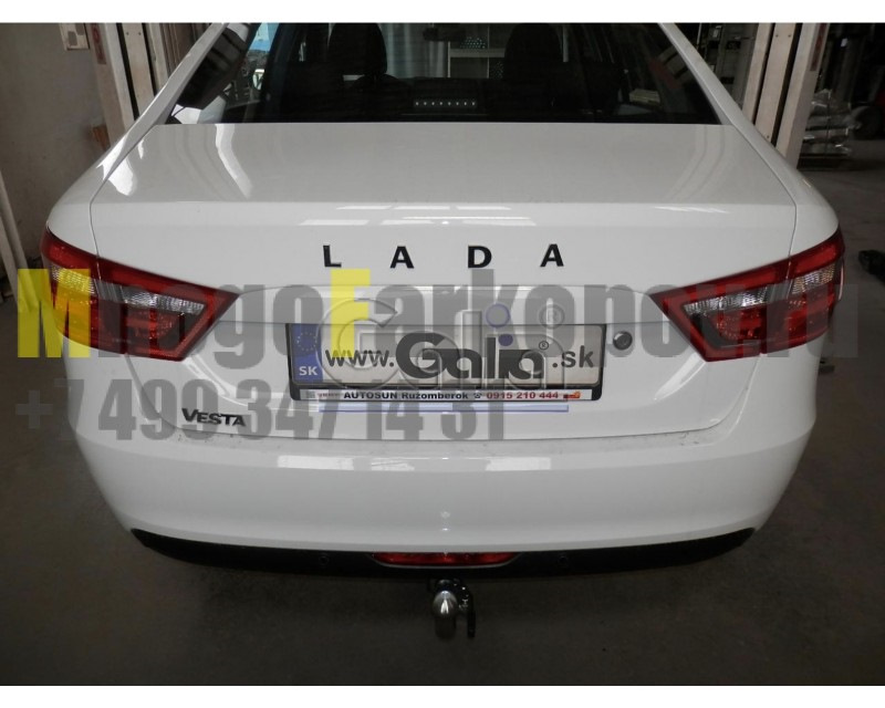 Оцинкованный фаркоп на Лада Веста Lada Vesta Galia — Mnogofarkopov.ru ...