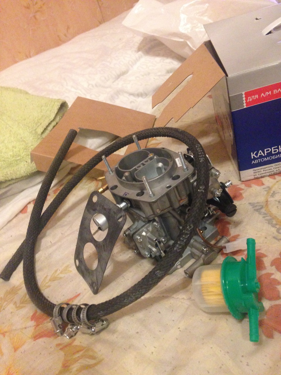 замена механического инжектора на карбюратор! — Audi 80 (B3), 1,8 л ...