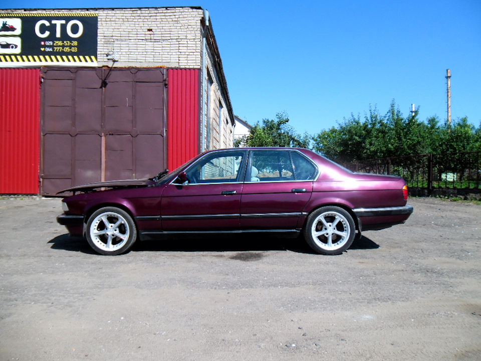 Смена колес. — BMW 7 series (E32), 3 л, 1991 года | колёсные диски | DRIVE2