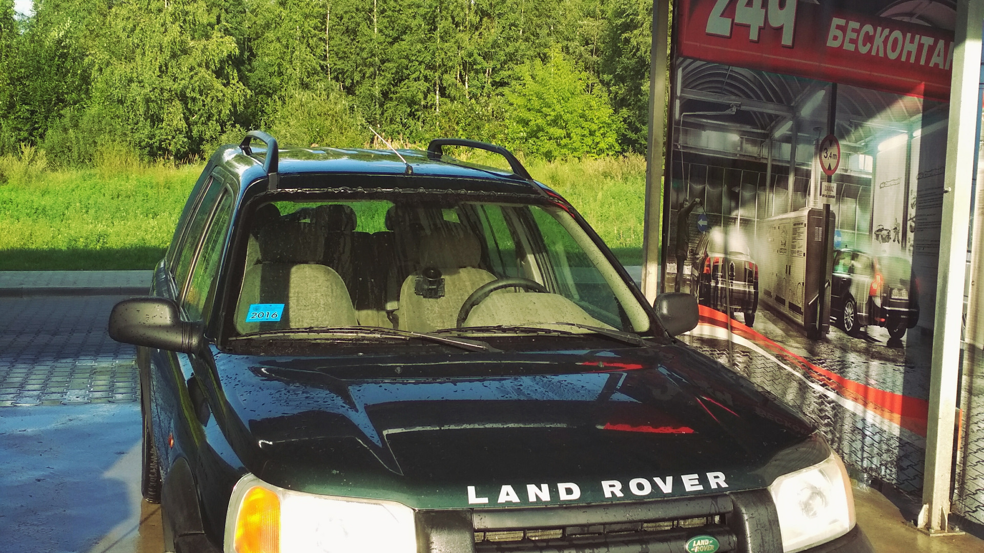 Land Rover Freelander 1.8 бензиновый 1999 | Зелёный перламутр на DRIVE2