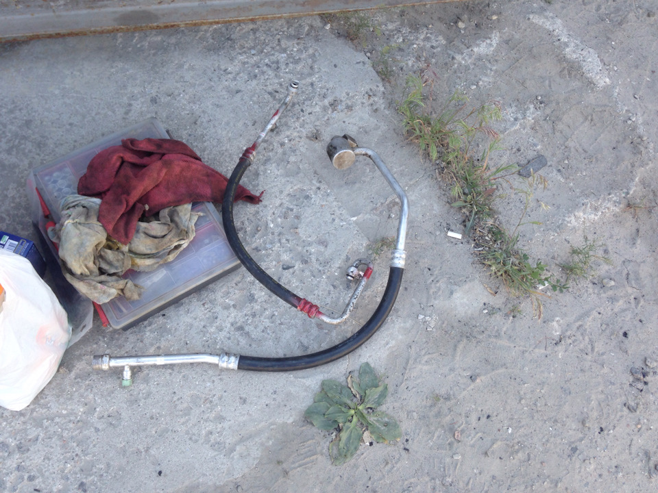 Подключение компрессора кондиционера. — Nissan Maxima IV (A32), 3 л ...