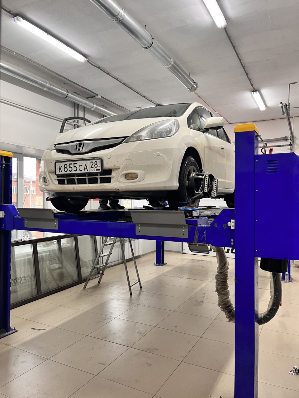 Регулировка развала схождения🔧 — Honda Fit (2G), 1,5 л, 2010 года ...