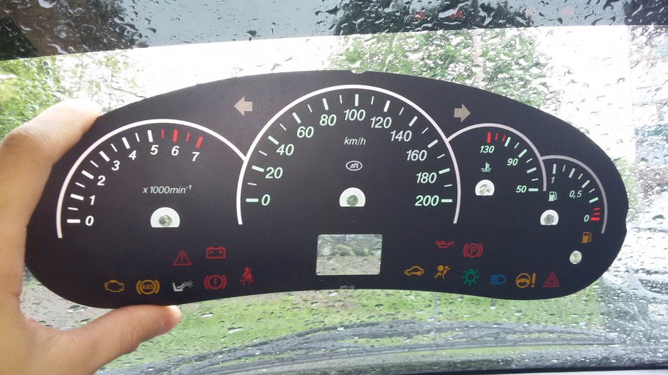 меняем цвет в приборке — Lada Приора седан, 1,6 л, 2008 года ...