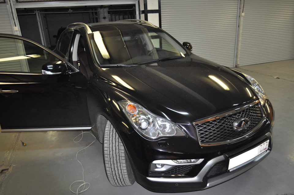 Infiniti QX50 — установка атосигнализации Pandora DXL-3910 + NAV-03 ...