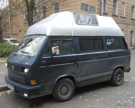 VW Caravelle с крышей