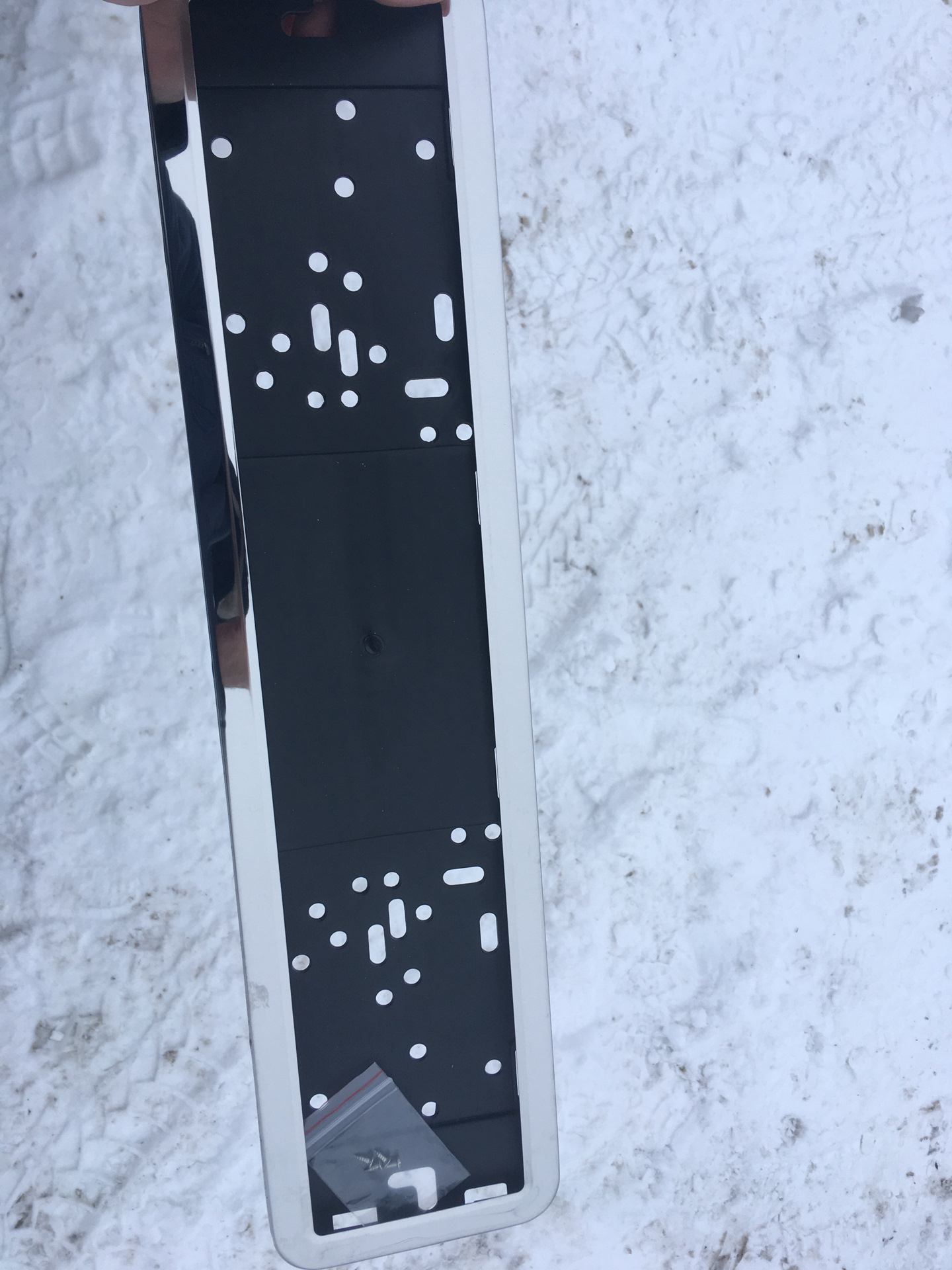 Рамки под номер А-ля Хром стайл — Great Wall Hover, 2,4 л, 2012 года ...