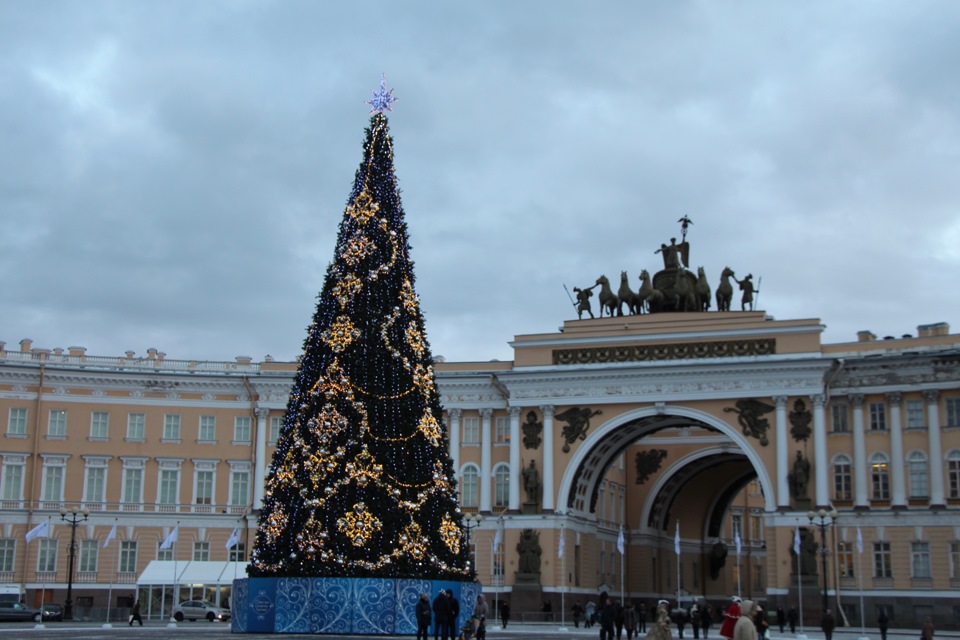 Главная елка санкт петербурга на дворцовой площади