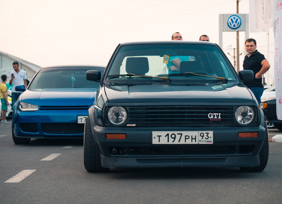 Встреча VAG-club Краснодар - Volkswagen Golf GTI, 1.8 л., 1990 года на DRIV...