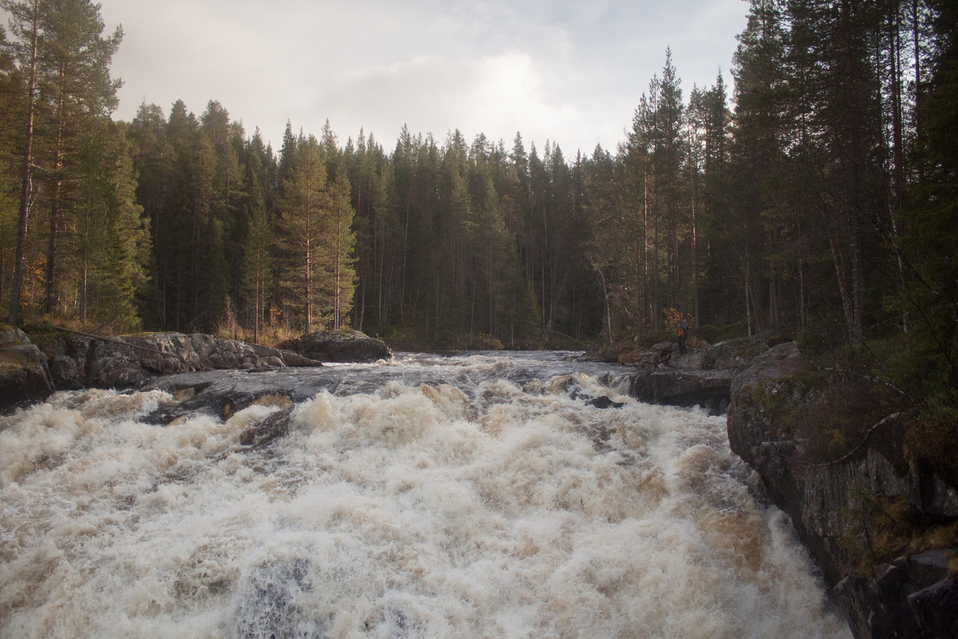 Водопад Куми Карелия