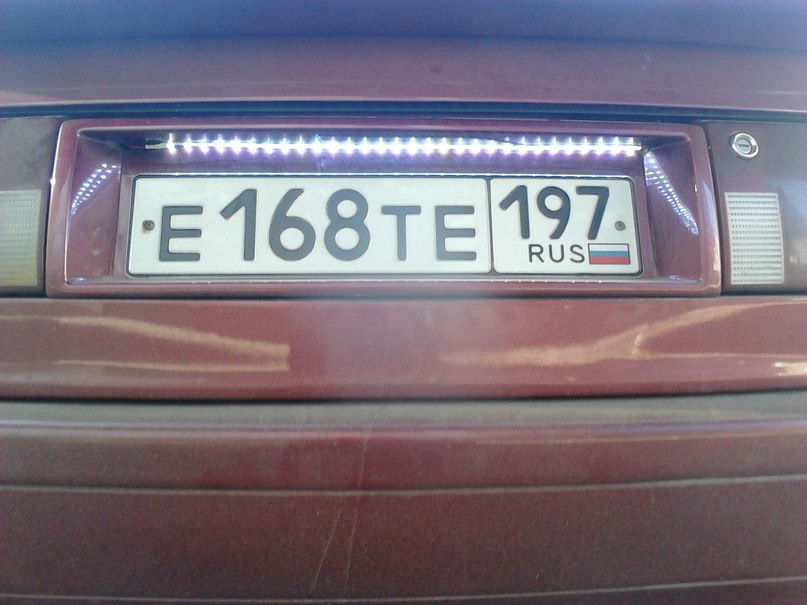 Подсветка гос.номера — Audi Coupe (89,8B), 2,6 л, 1992 года ...