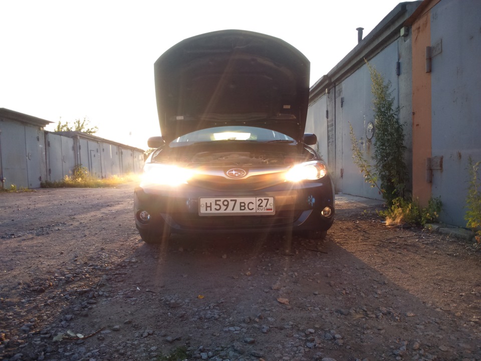 ДХО или дальний свет в пол накала. — Subaru Impreza (GE/GH), 1,5 л ...