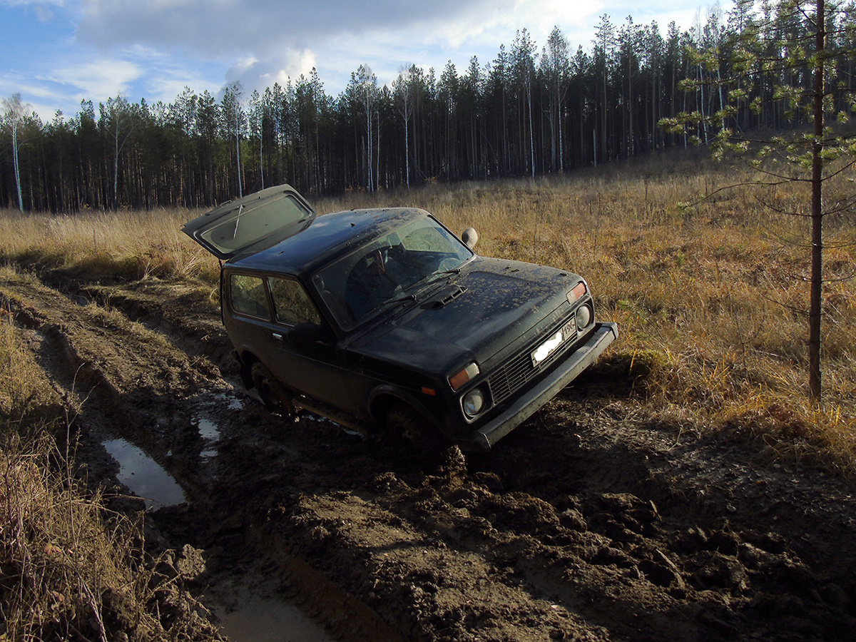 Нивка в лесу. - Lada 4x4 3D, 1,7 л, 2013 года покатушки DRIVE2