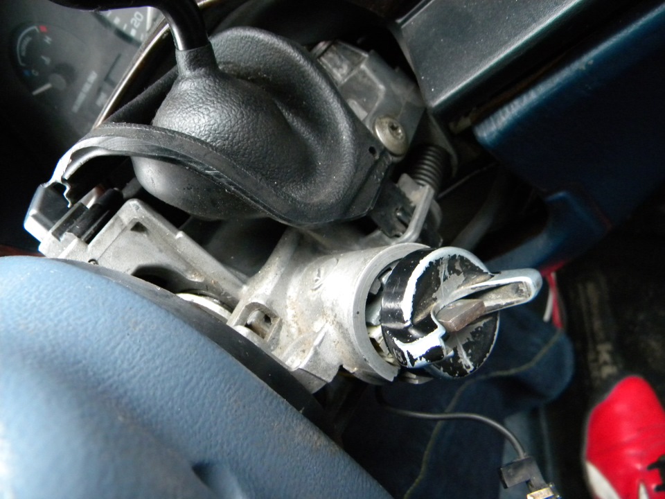 Замок зажигания / Трос селектора АКПП — Mercury Sable (1G), 3,8 л, 1990 ...