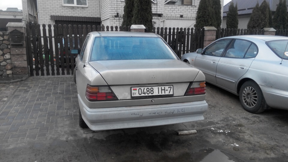 Поездка в Брест к своему авто — Mercedes-Benz E-class (W124), 2,8 л ...