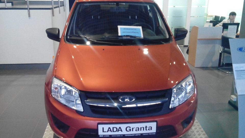 Покупка моей Лады Гранты Лифтбек Магма — Lada Гранта лифтбек, 1,6 л ...