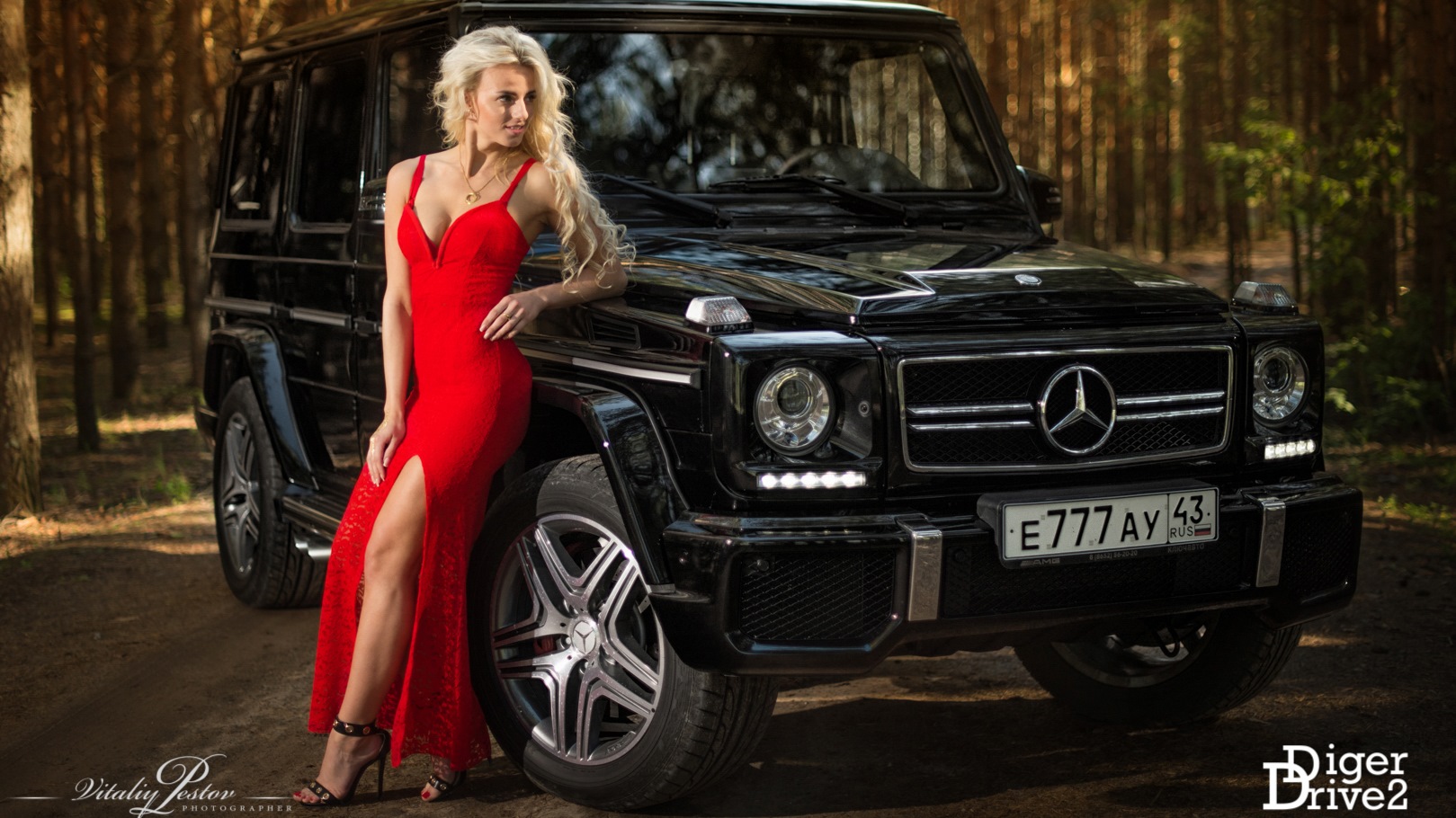 Mercedes Benz g63 AMG girl