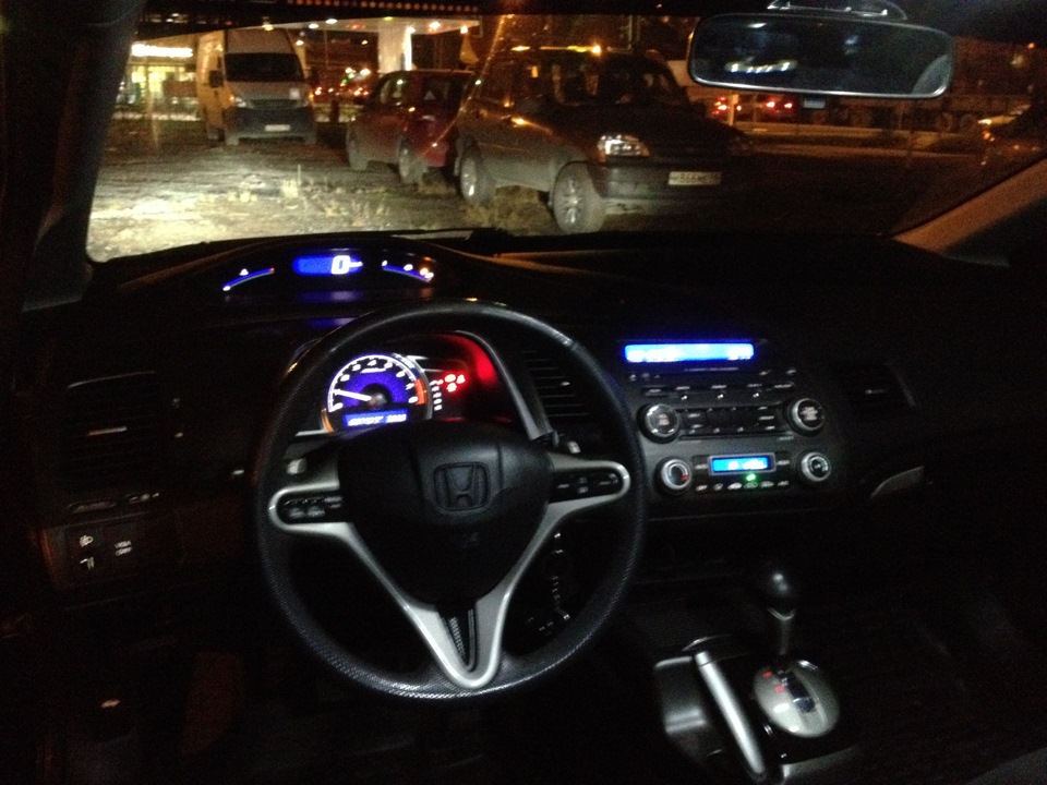 хонда цивик подсветка салона