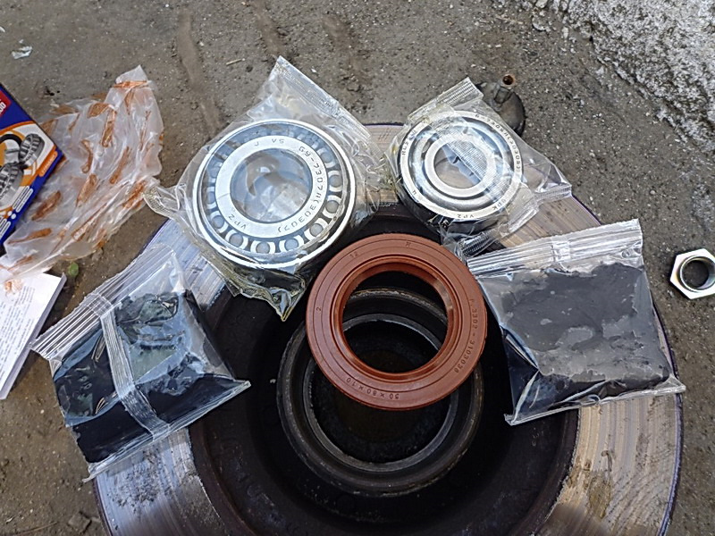 Как поменять передний подшипник газель