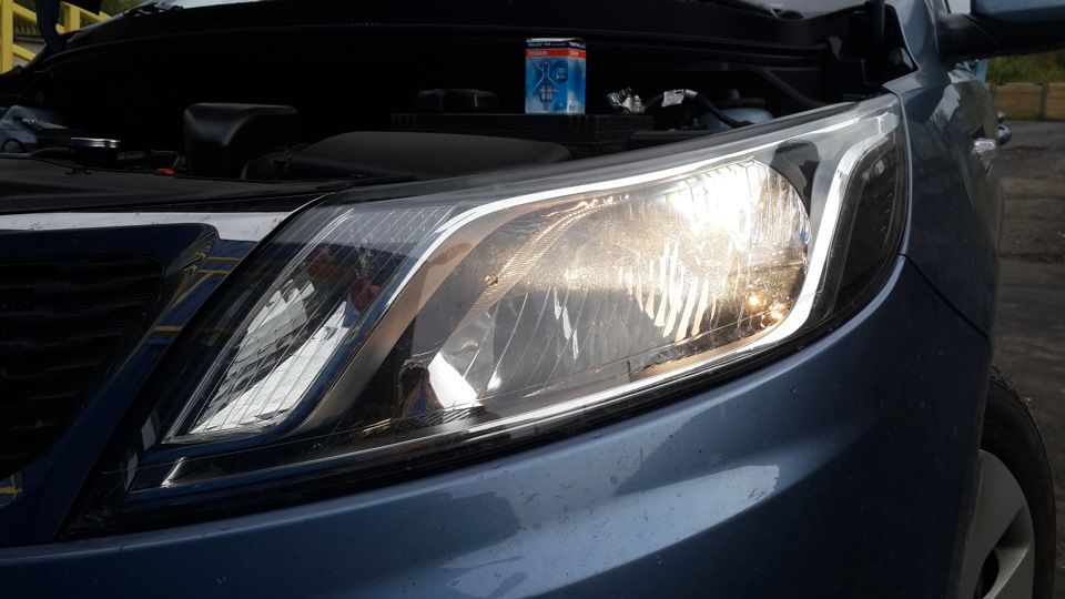 стоковый свет в топку — KIA Rio (3G), 1,4 л, 2014 года | электроника ...