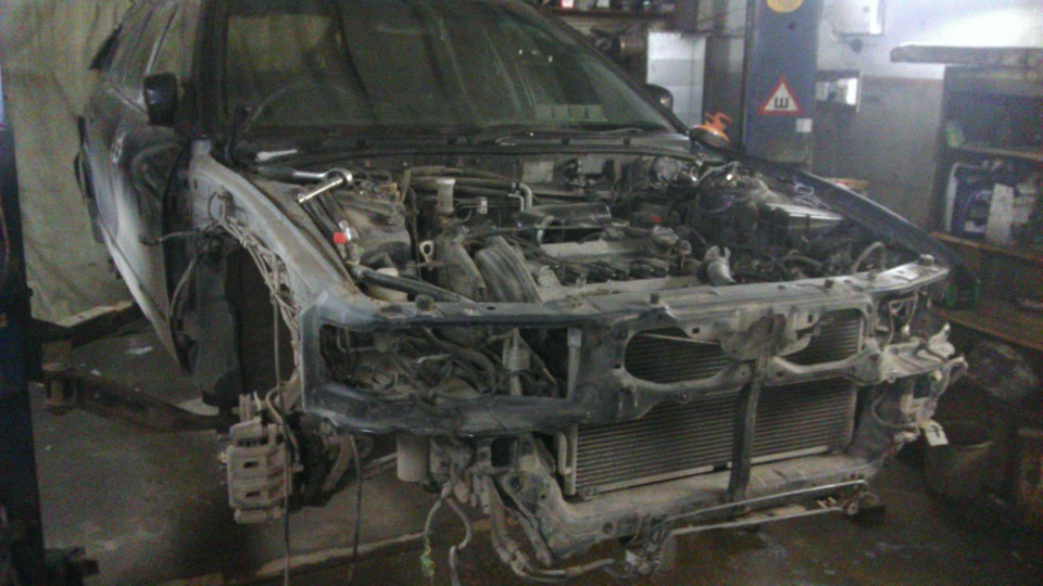 Потрачено. или Раненый зверь — Mitsubishi Legnum, 1,8 л, 1998 года ...