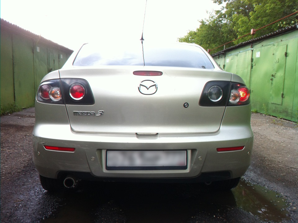 Парковочные радары. Установка. — Mazda 3 (1G) BK, 2 л, 2007 года ...