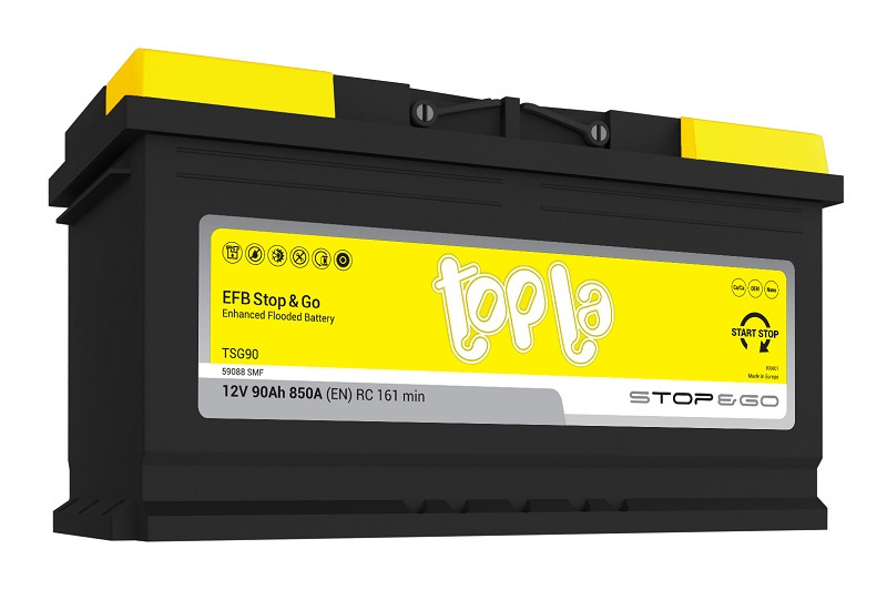 Topla stop go. Топла ЕФБ 90. Аккум. Батарея topla EFB stop&go 70ah+r 112070 tsg70 57088 SMF. Аккумулятор САНФОКС 90 Ач. АКБ импорт.